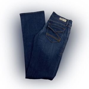 Dylan George Jeans Women’s 27 Elizabeth Bootcut Regular Rise Blue Denim